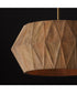 Nadeau 4-Light Pendant Light Wood and Patinaed Brass