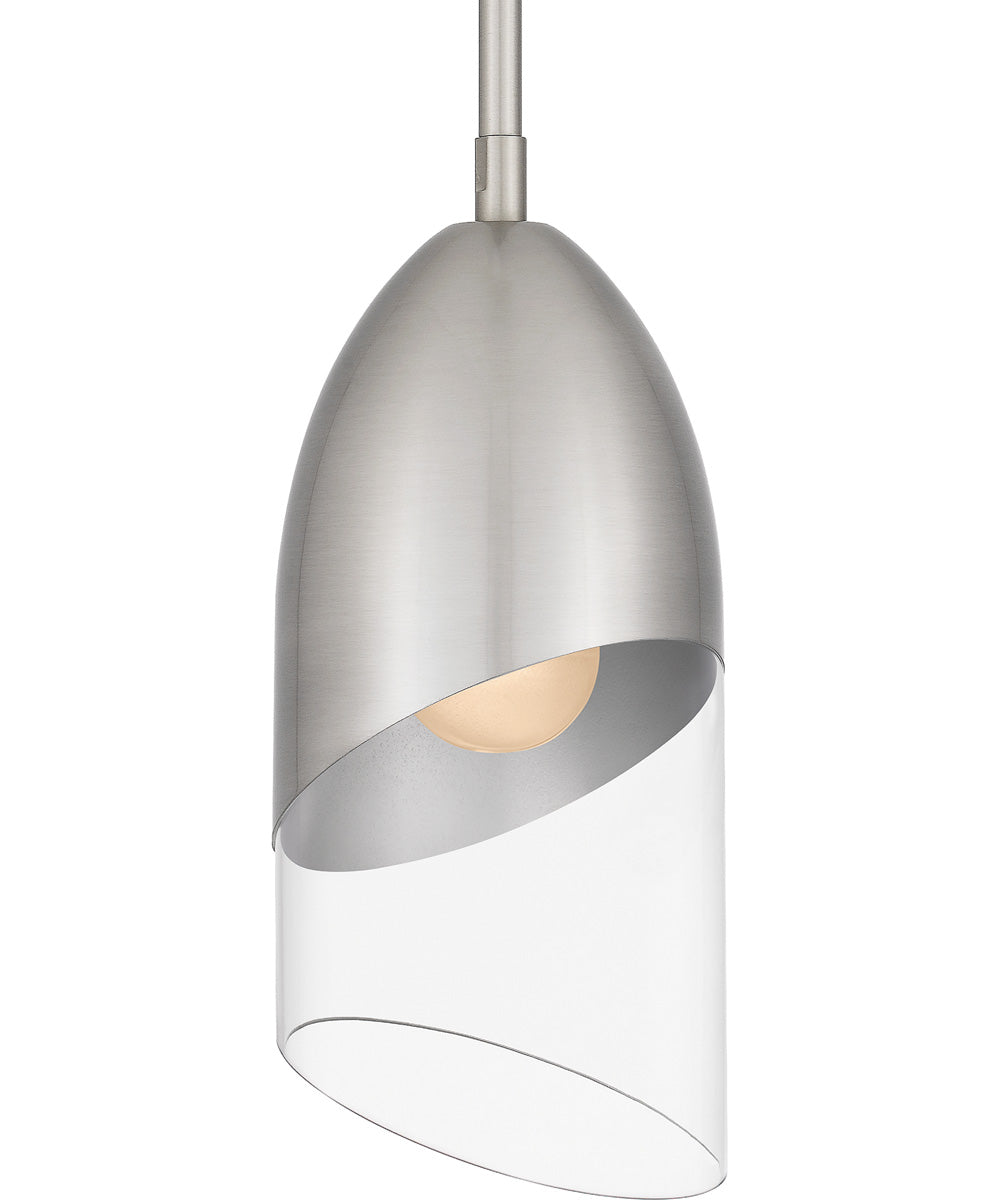 Haynes Small 1-light Mini Pendant Brushed Nickel
