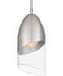 Haynes Small 1-light Mini Pendant Brushed Nickel