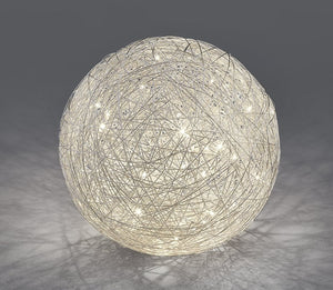 12"H Thunder LED Table Lamp  Aluminum