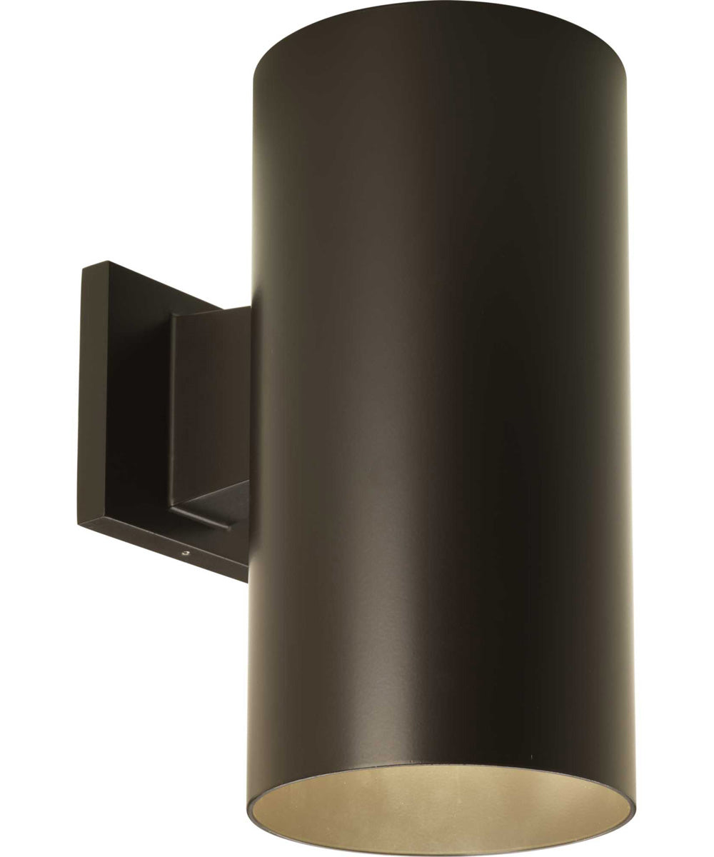 6" Bronze Outdoor Wall Cylinder Antique Bronze