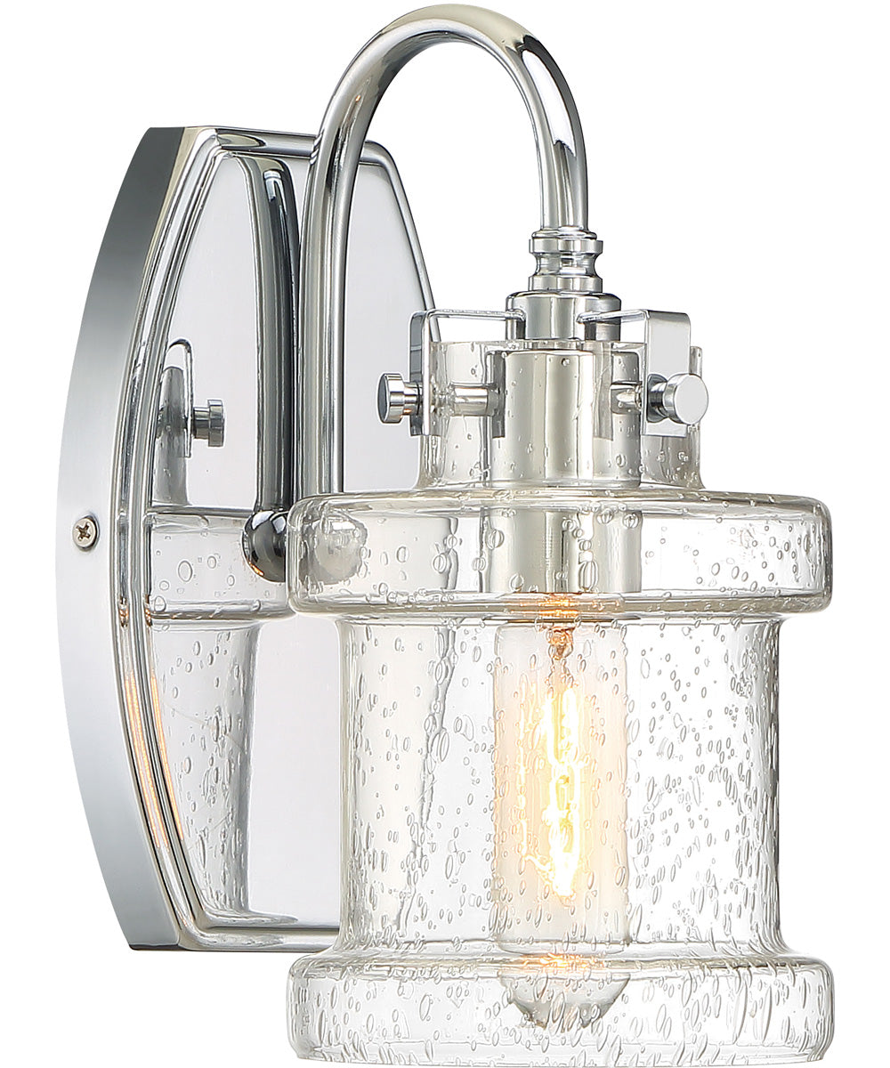 Danbury Small 1-light Wall Sconce Polished Chrome