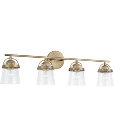 Madison 4-Light Vanity Aged Brass