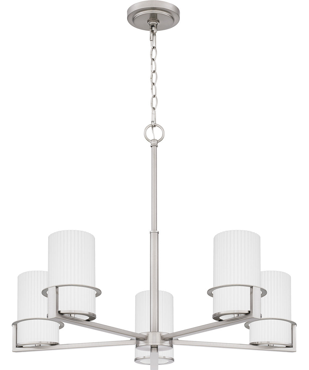 Seymour 5-light Chandelier Brushed Nickel