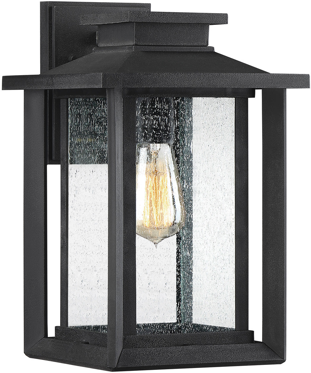 Wakefield Medium 1-light Outdoor Wall Light  Coastal Armour Earth Black
