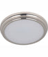 X66 1-Light LED Flushmount Brushed Polished Nickel