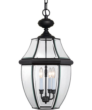 Newbury Large 3-light Outdoor Pendant Light Mystic Black