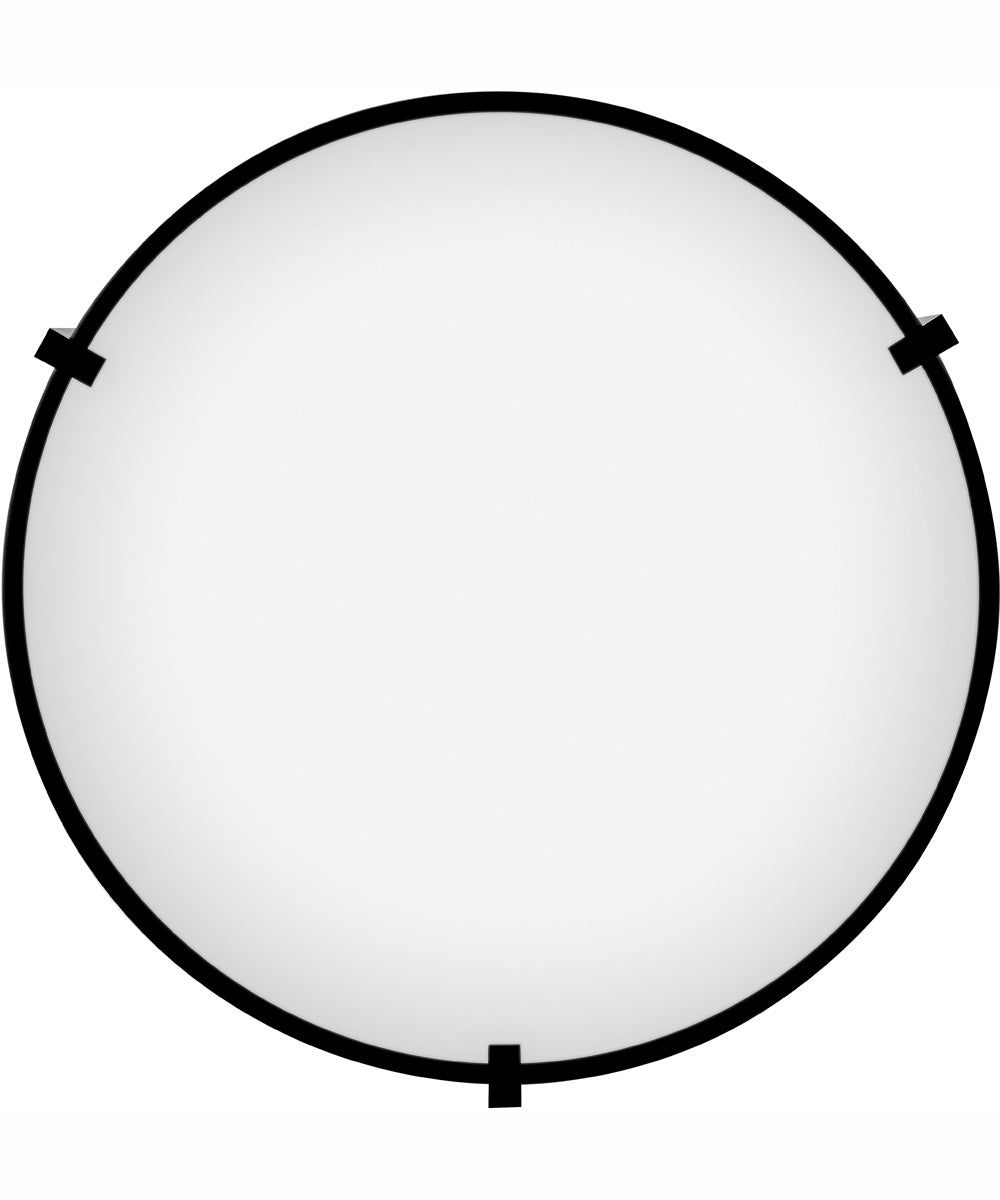 Lowell 4-Light Extra Large Flush Mount in Black