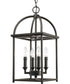 Piedmont 4-Light Foyer Lantern Antique Bronze