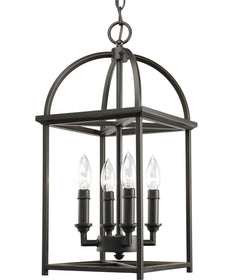 Piedmont 4-Light Foyer Lantern Antique Bronze