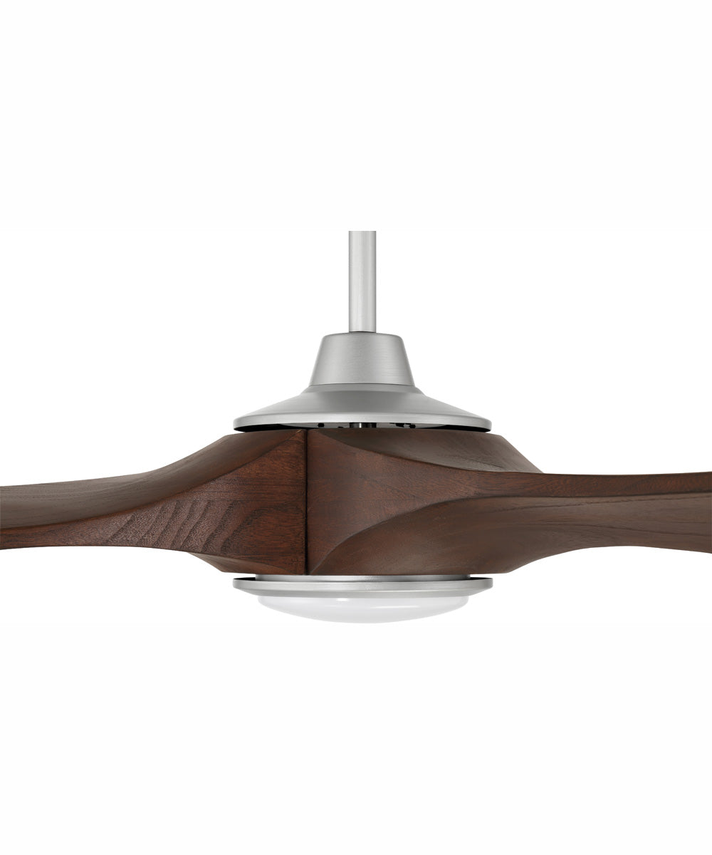 60" Envy 1-Light Indoor/Outdoor Ceiling Fan Painted Nickel