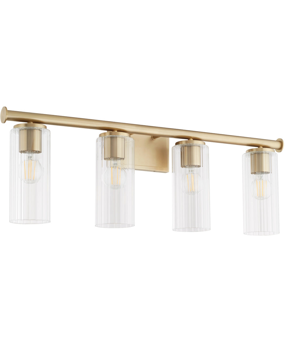 Tamara Day's Mercier 4-light Bath Vanity Light Aged Brass