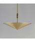 Helsinki 20 inch Pendant Natural Aged Brass