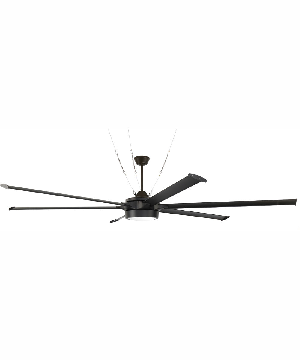 114" Prost 1-Light Indoor/Outdoor Ceiling Fan Flat Black