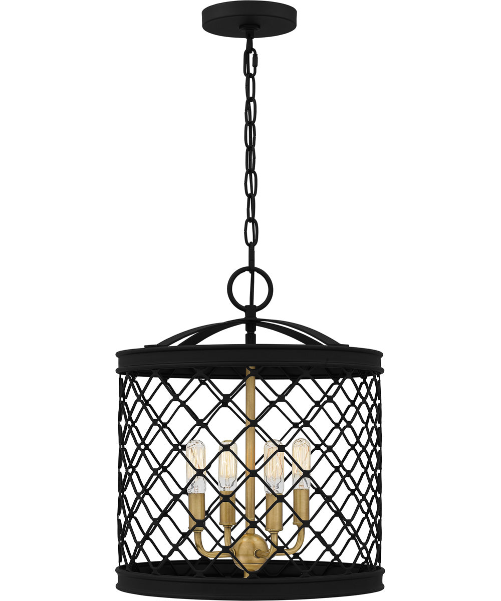 Calais 4-light Pendant Earth Black