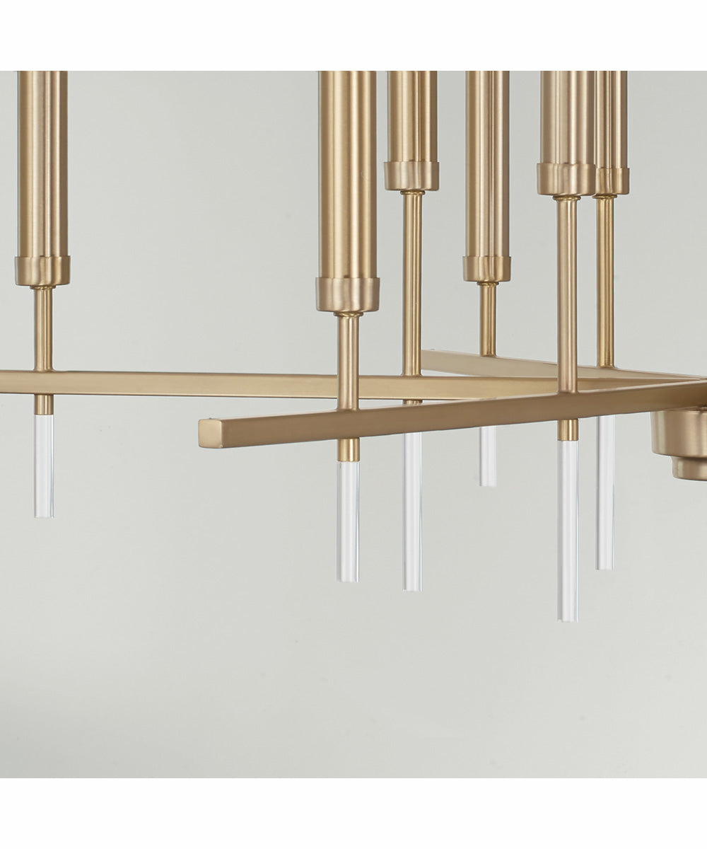 Elora 12-Light Chandelier Matte Brass