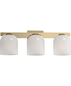 Scoop 3-Light Bath Vanity Natural Aged Brass