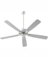 60" Ovation Ceiling Fan Satin Nickel