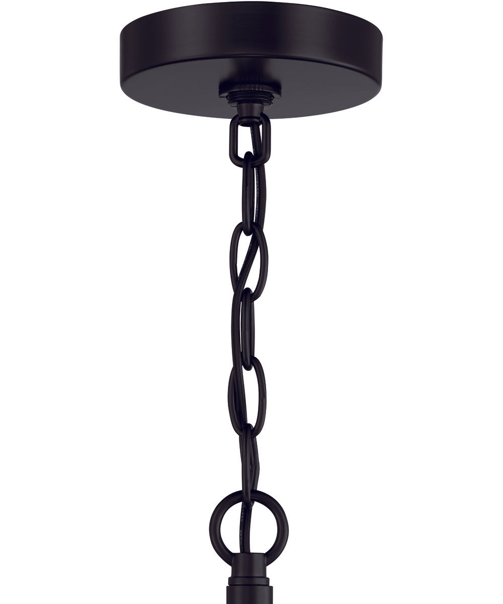 Hailie 6-Light Chandelier Flat Black