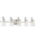 Grace 5-Light Bath Vanity Light Brushed Polished Nickel