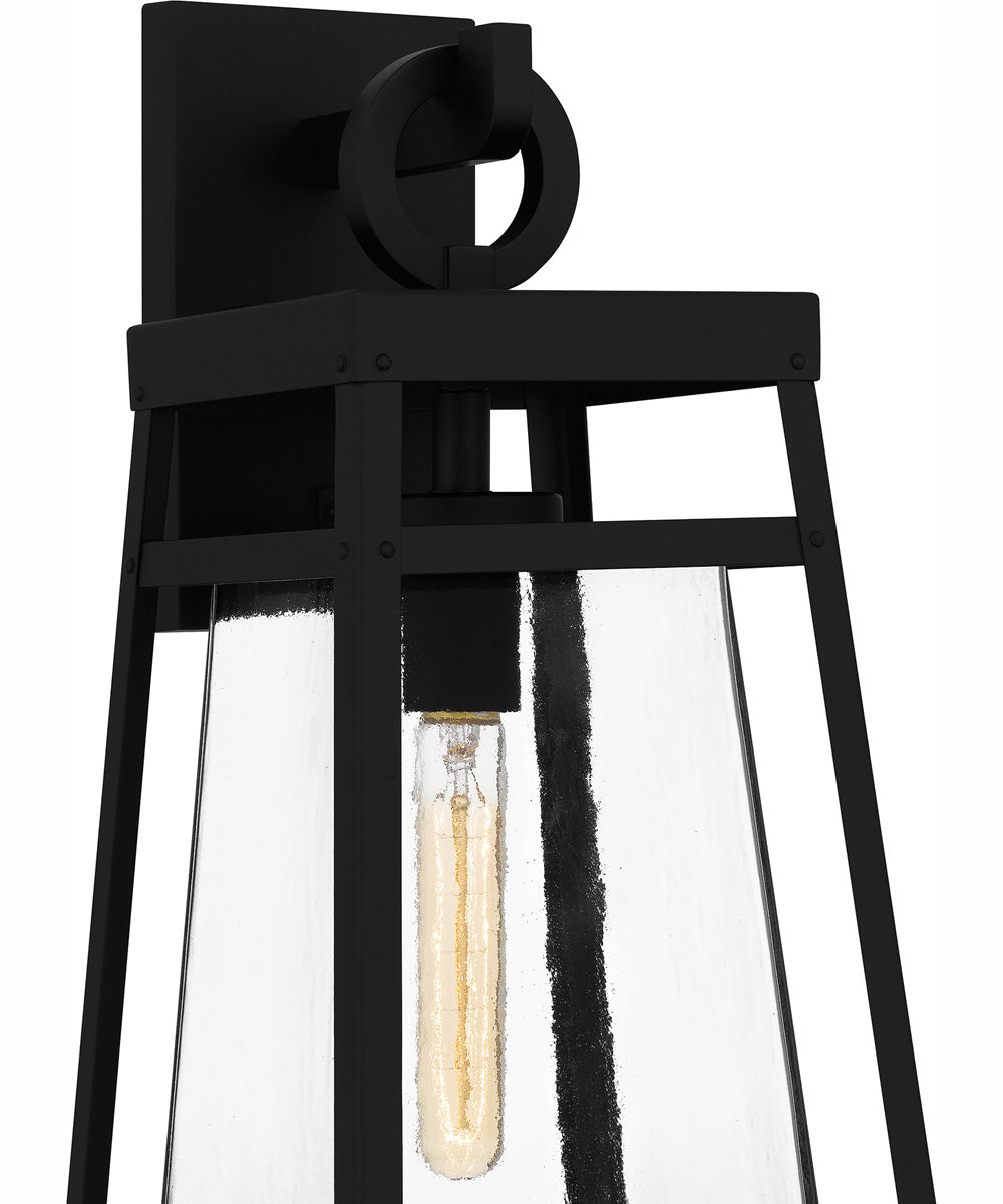 Godfrey Large 1-light Outdoor Wall Light  Coastal Armour Aluminum Matte Black