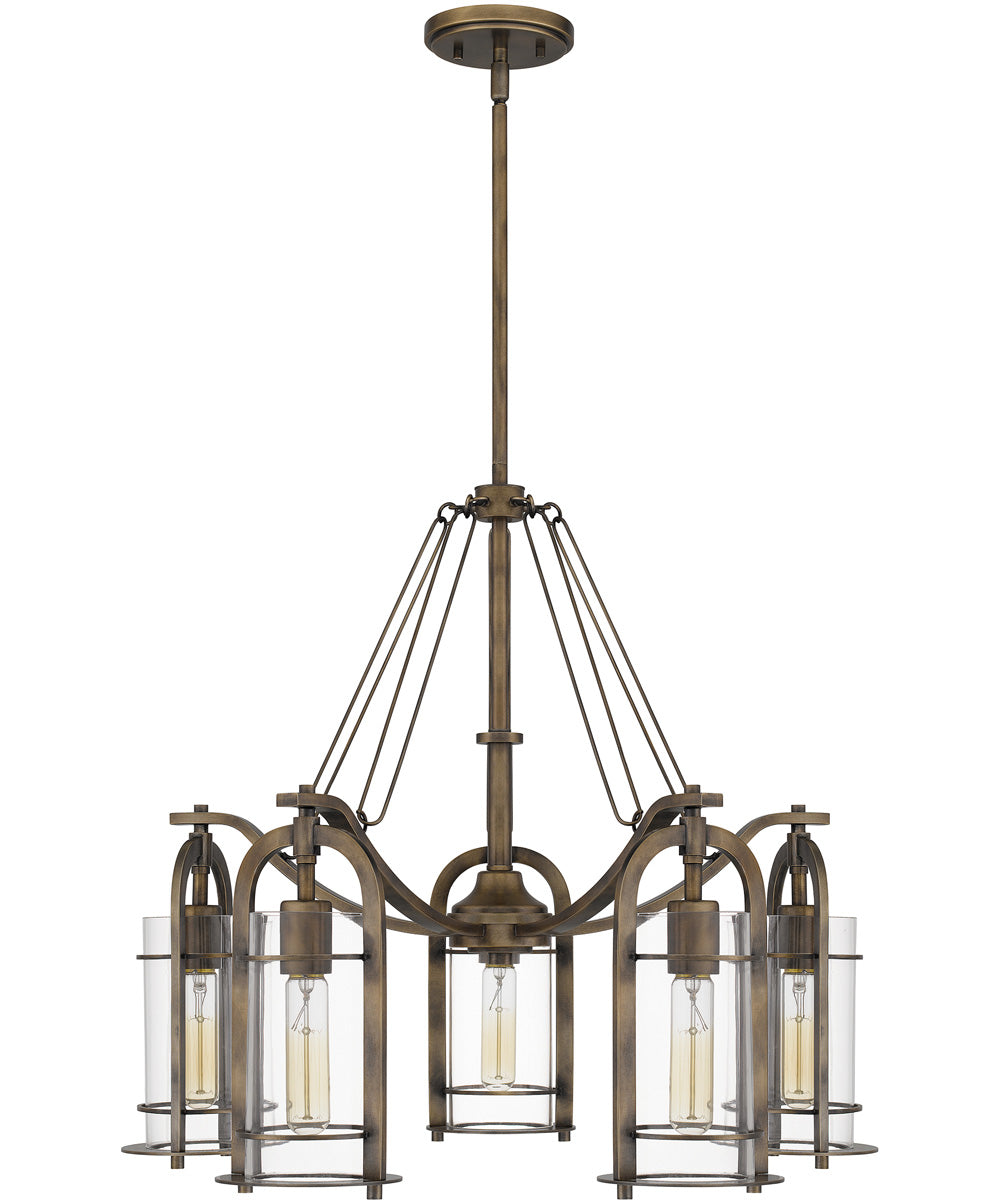 Toscana 5-light Chandelier Statuary Bronze