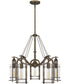 Toscana 5-light Chandelier Statuary Bronze