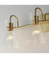 Ava 3-Light Bath Vanity Natural Aged Brass