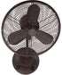 14" Bellows I Wall Fan (Blades Included) Aged Bronze Textured