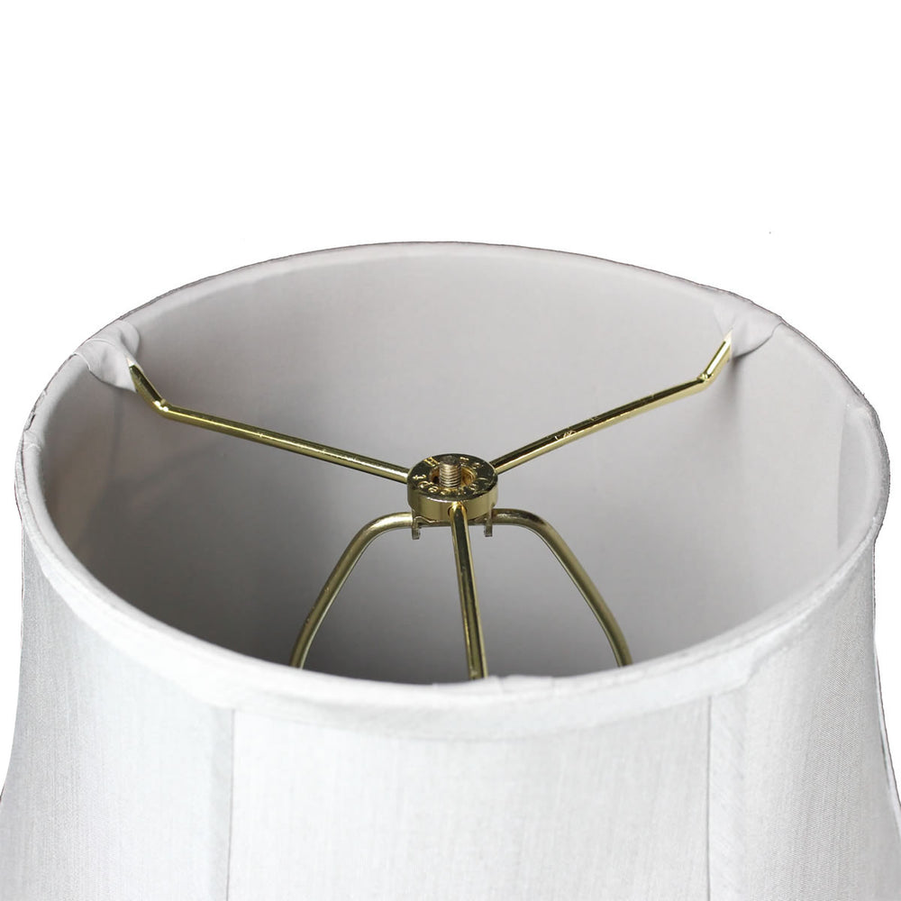 18"W x 14"H Gray Bell Shantung Lamp Shade