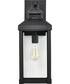Corning 1-Light Outdoor Matte Black