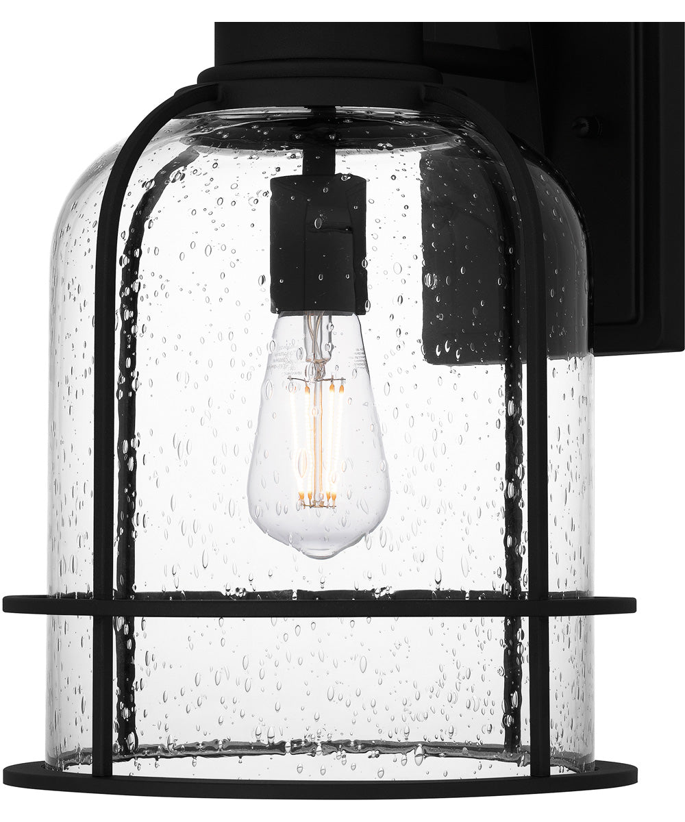 Bowles Large 1-light Outdoor Wall Light Earth Black