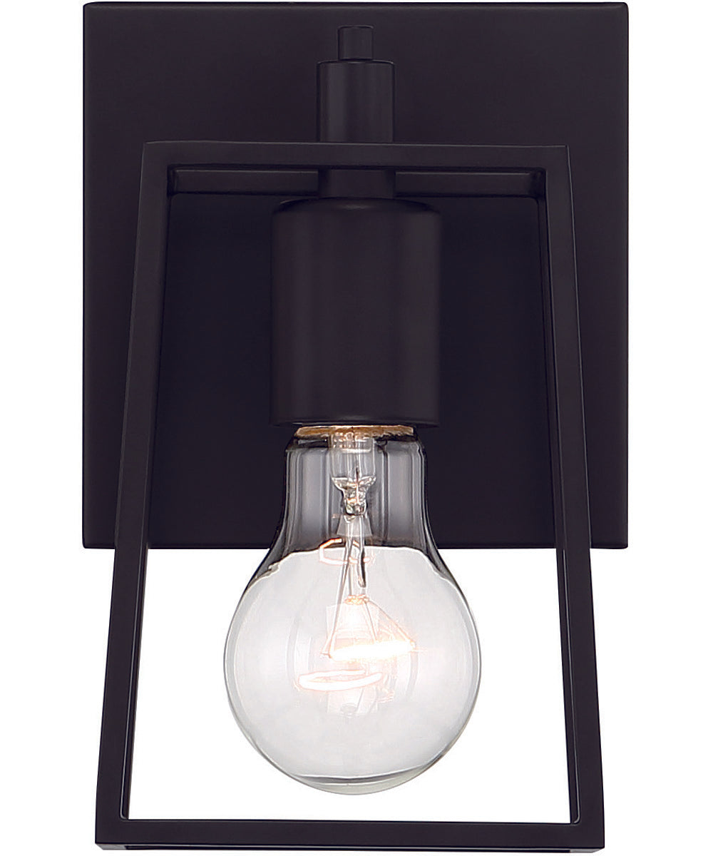 Dunn 1-Light Wall Sconce Flat Black
