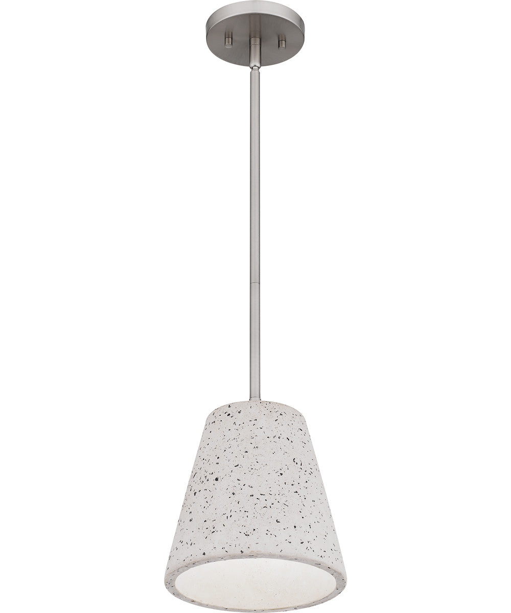 Hazel Small 1-light Mini Pendant Brushed Nickel