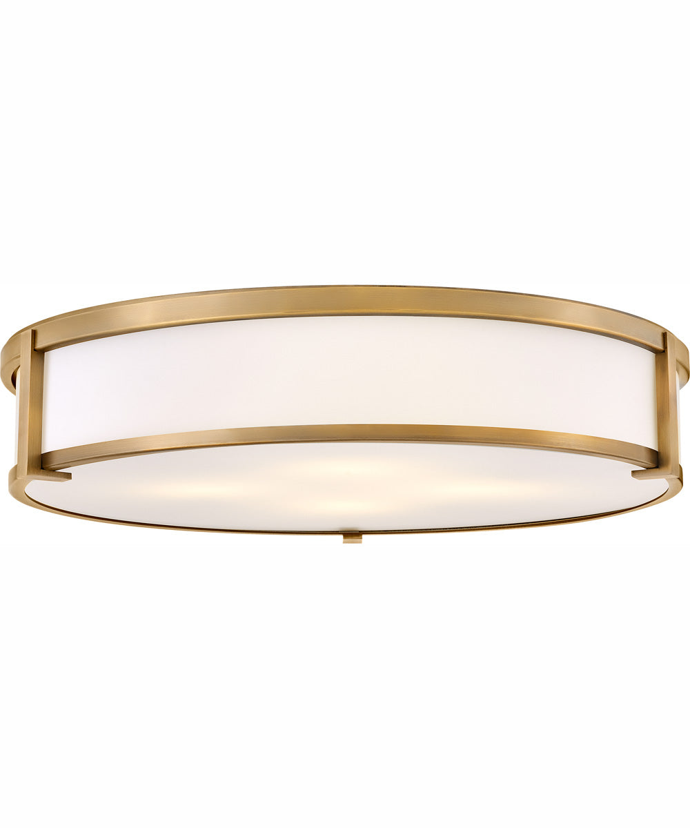 Lowell 4-Light Extra Large Flush Mount in Brushed Bronze