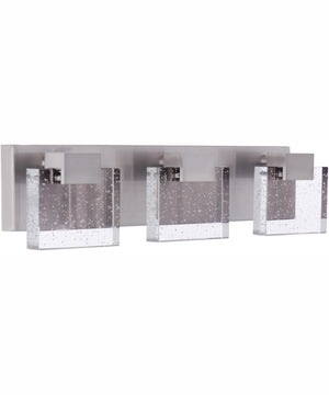 Alamere 3-Light Vanity Brushed Polished Nickel