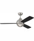 52" Keen 1-Light Ceiling Fan Brushed Polished Nickel