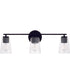 Portman 3-Light Vanity Matte Black