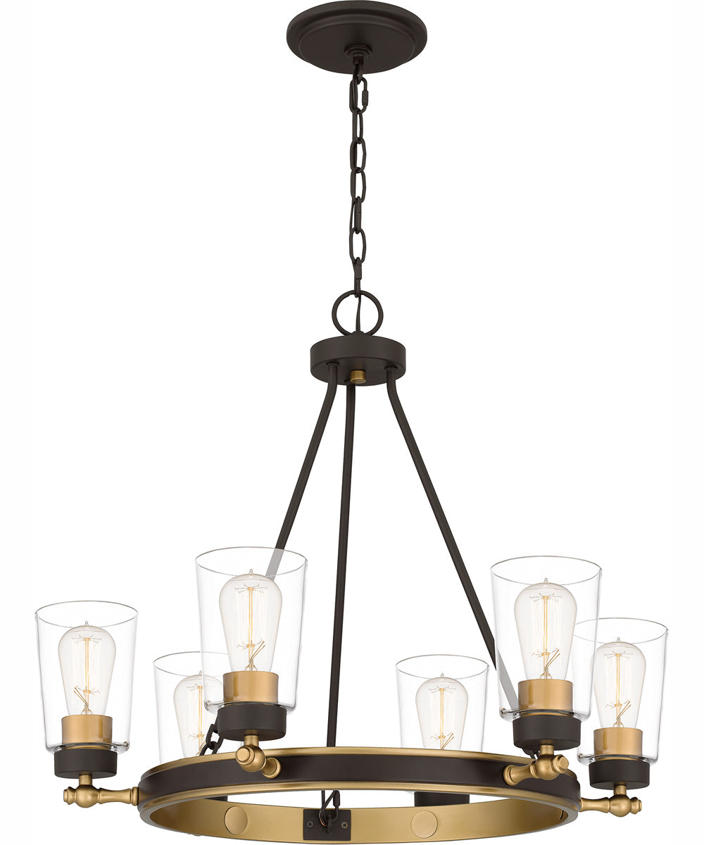 Atwood 6-light Chandelier Old Bronze