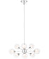 Spellbound 9-light Chandelier Polished Chrome