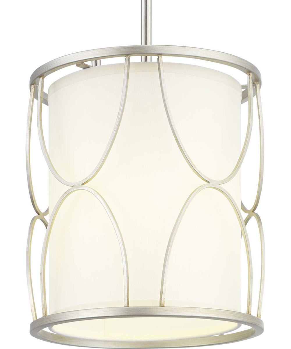 Landree 1-Light Mini-Pendant Silver Ridge
