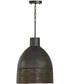 Sana 1-Light Pendant In Grey Iron