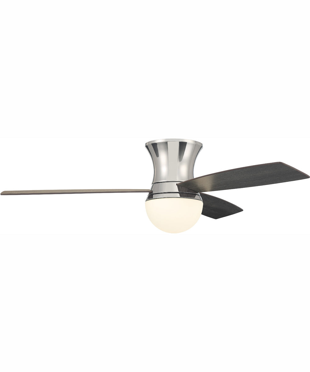 52" Daybreak 1-Light Ceiling Fan Polished Nickel