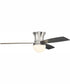 52" Daybreak 1-Light Ceiling Fan Polished Nickel