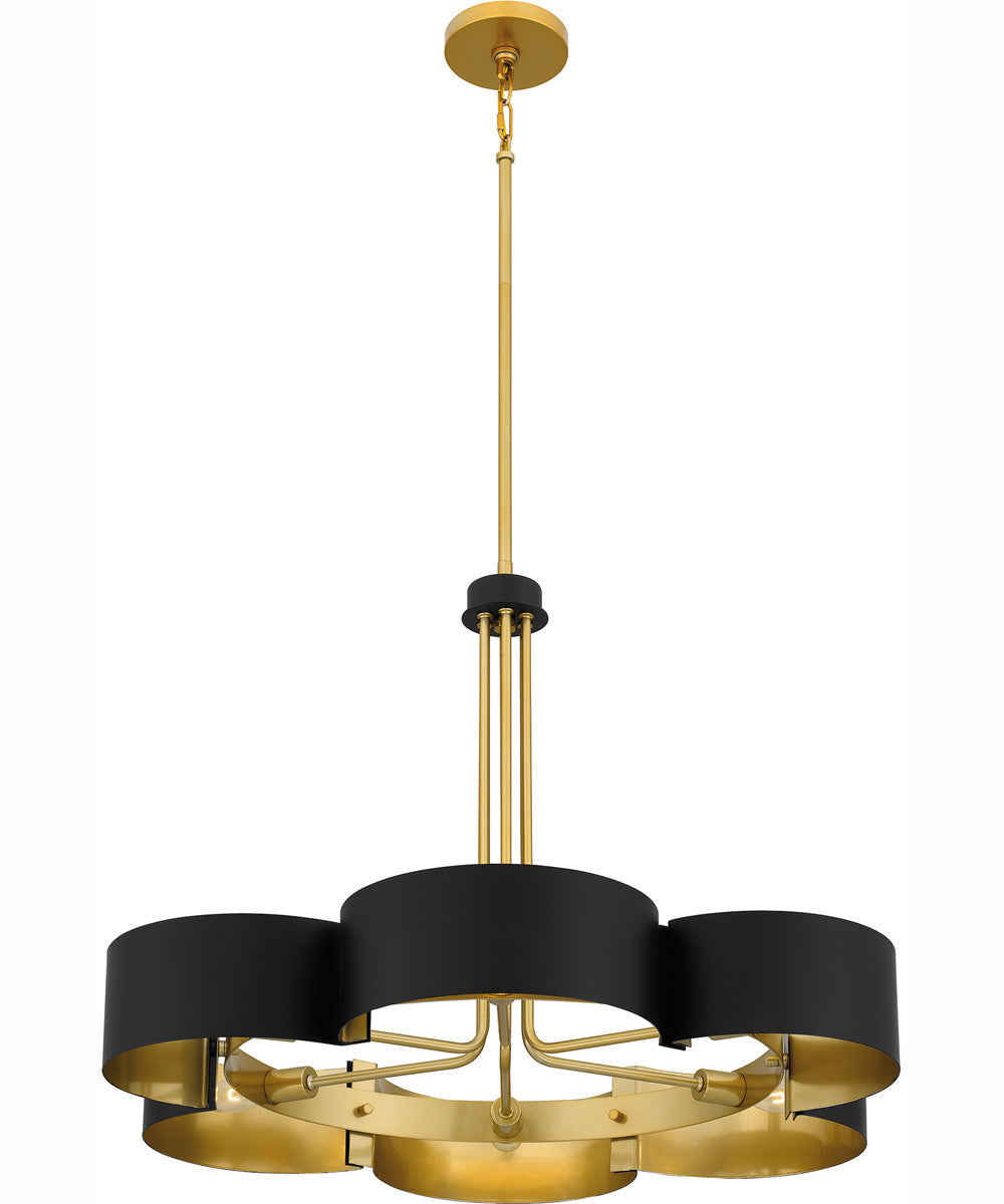 Balsam 6-light Chandelier Matte Black