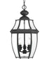 New Haven 3-Light Hanging Lantern Textured Black