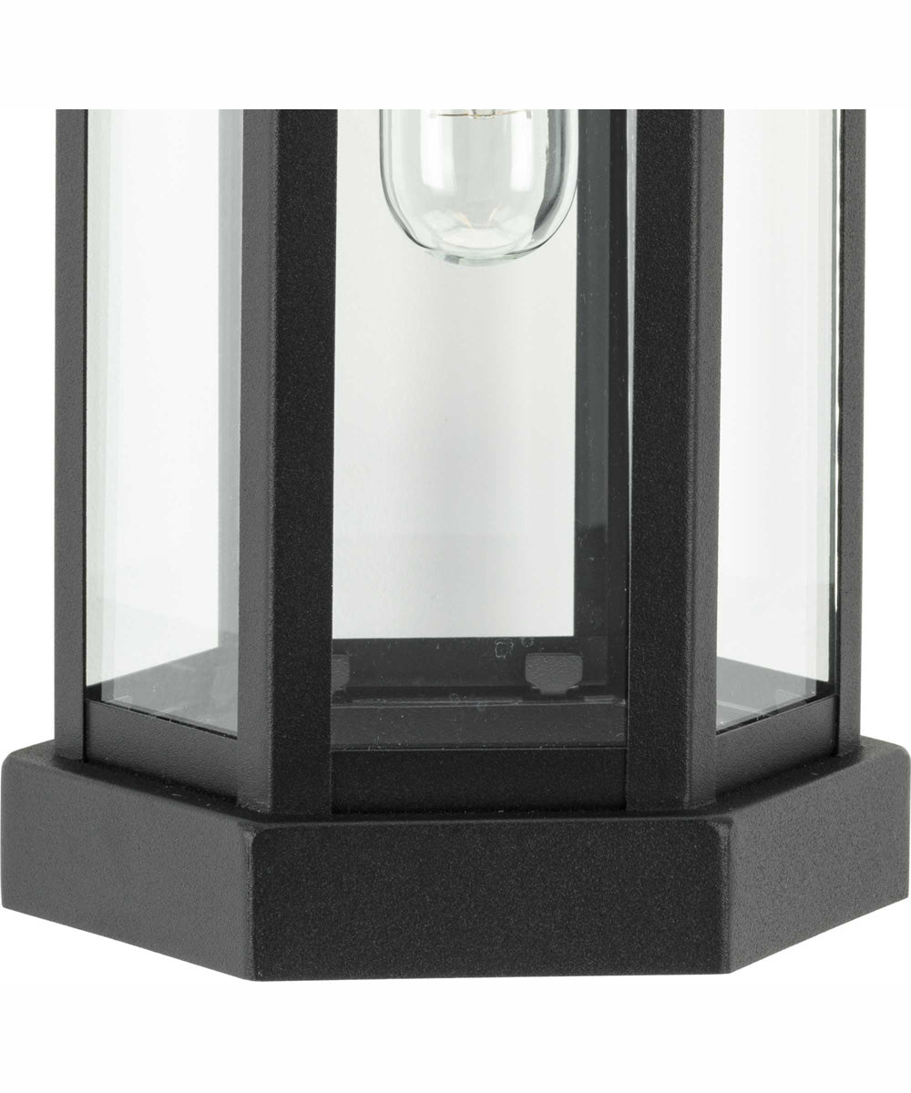 Ramsey Modern Farmhouse Outdoor Medium Wall Lantern Textured Black