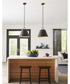 Parkhurst 3-Light New Traditional Metal Pendant Light Matte Black