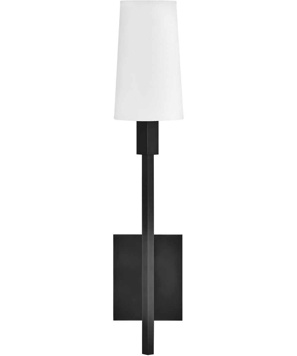 Fenwick 1-Light Large Sconce in Black
