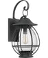 Boston Large 1-light Outdoor Wall Light Mottled Black